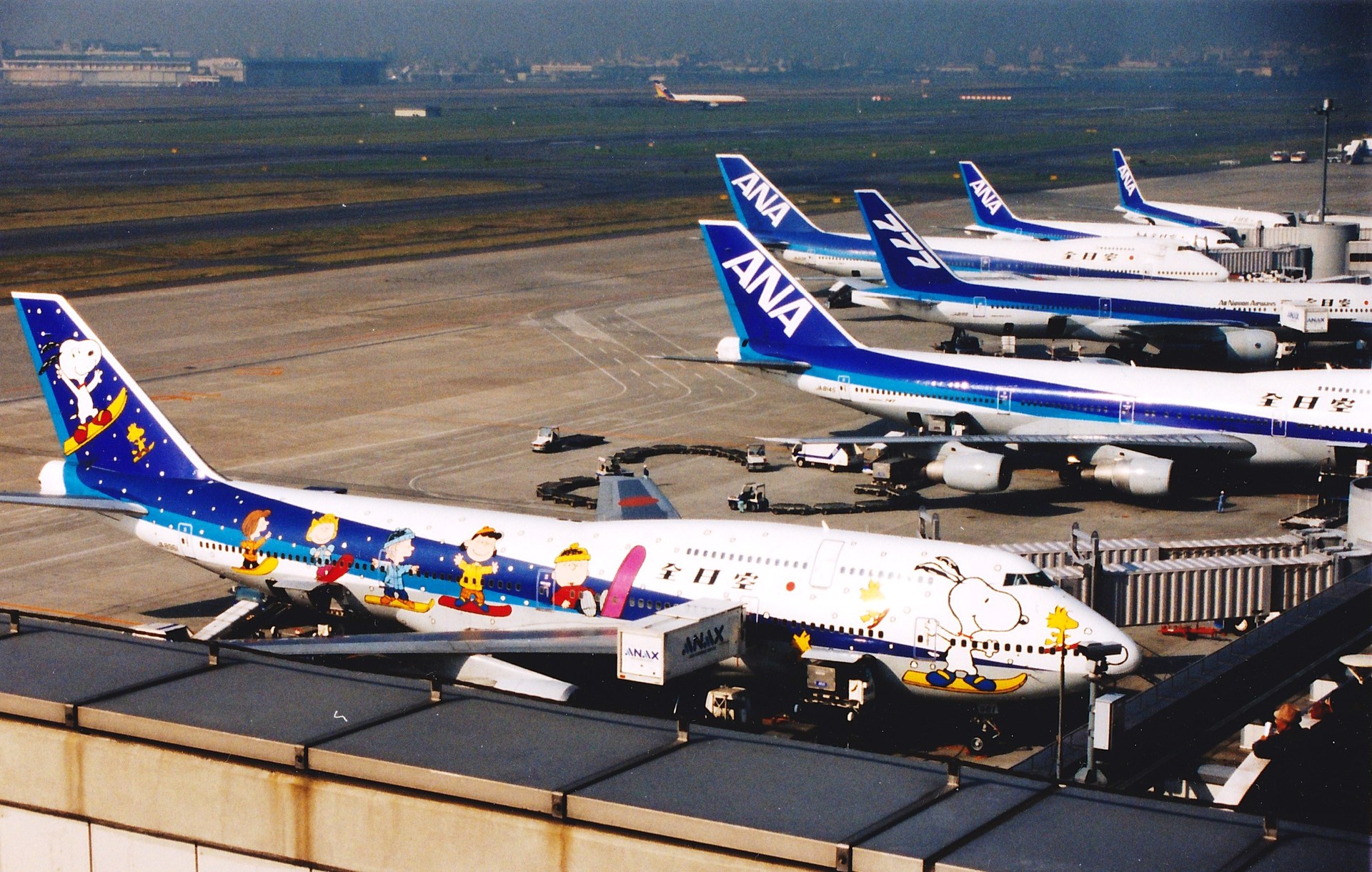 ラストフライトの747（JA8961）は昔・・特別塗装機として飛んでいた