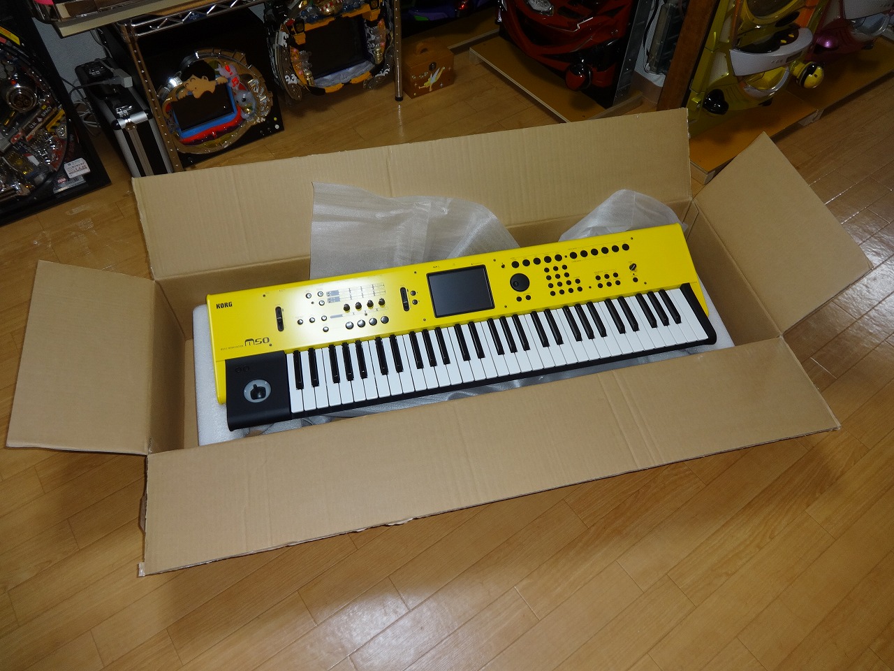 KORG m50 (限定イエローモデル) 】の巻 - ☆ 新海 渚の機材紹介 ☆