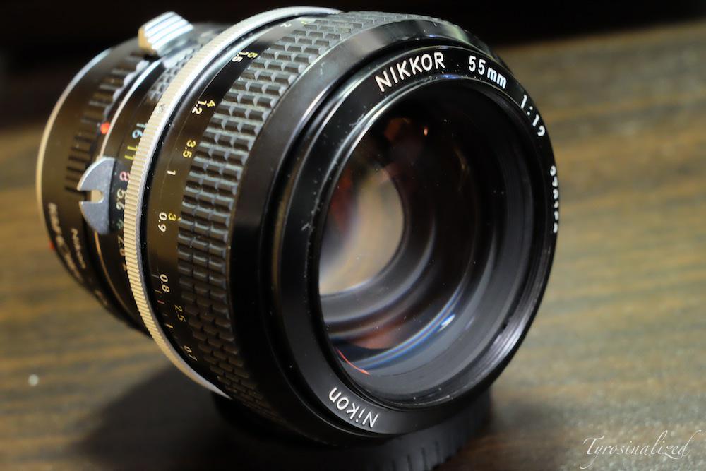 NIKKOR 55mm F1.2] ニッコールのオールド、Nikkor 55mm f1.2がきました