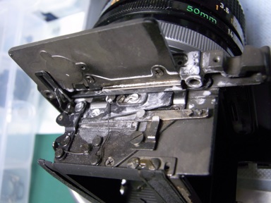 カメラ修理 Canon F1 -(2)- | カメラ修理人の徒然草