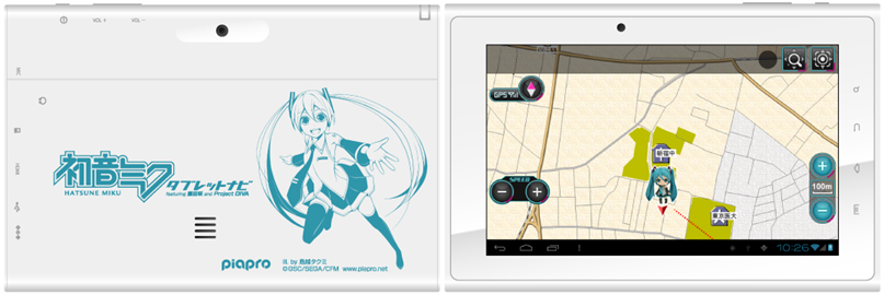 お知らせ】「初音ミク タブレットナビ starring 藤田咲」が本日より