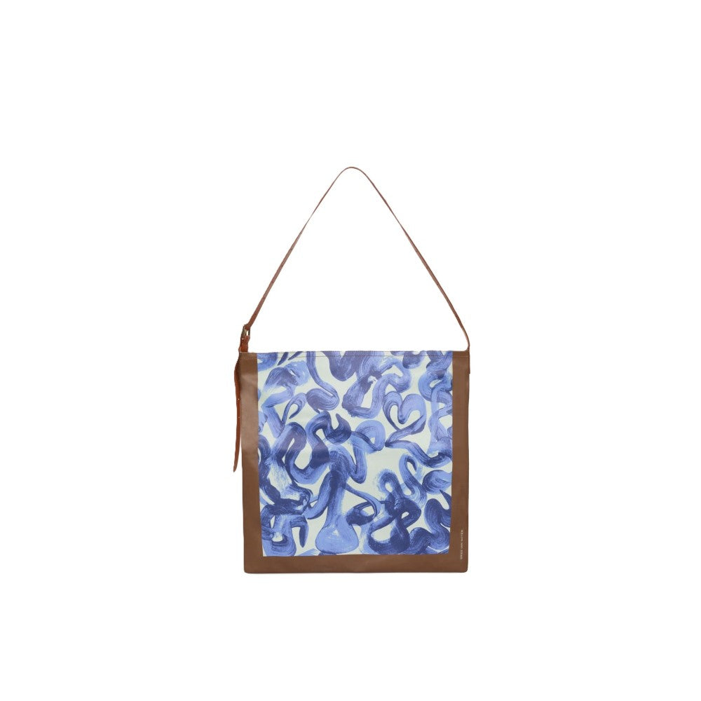 正規品・送料無料】Dries Van Noten / PRINT SCARF BAG (BLUE) | BOLS