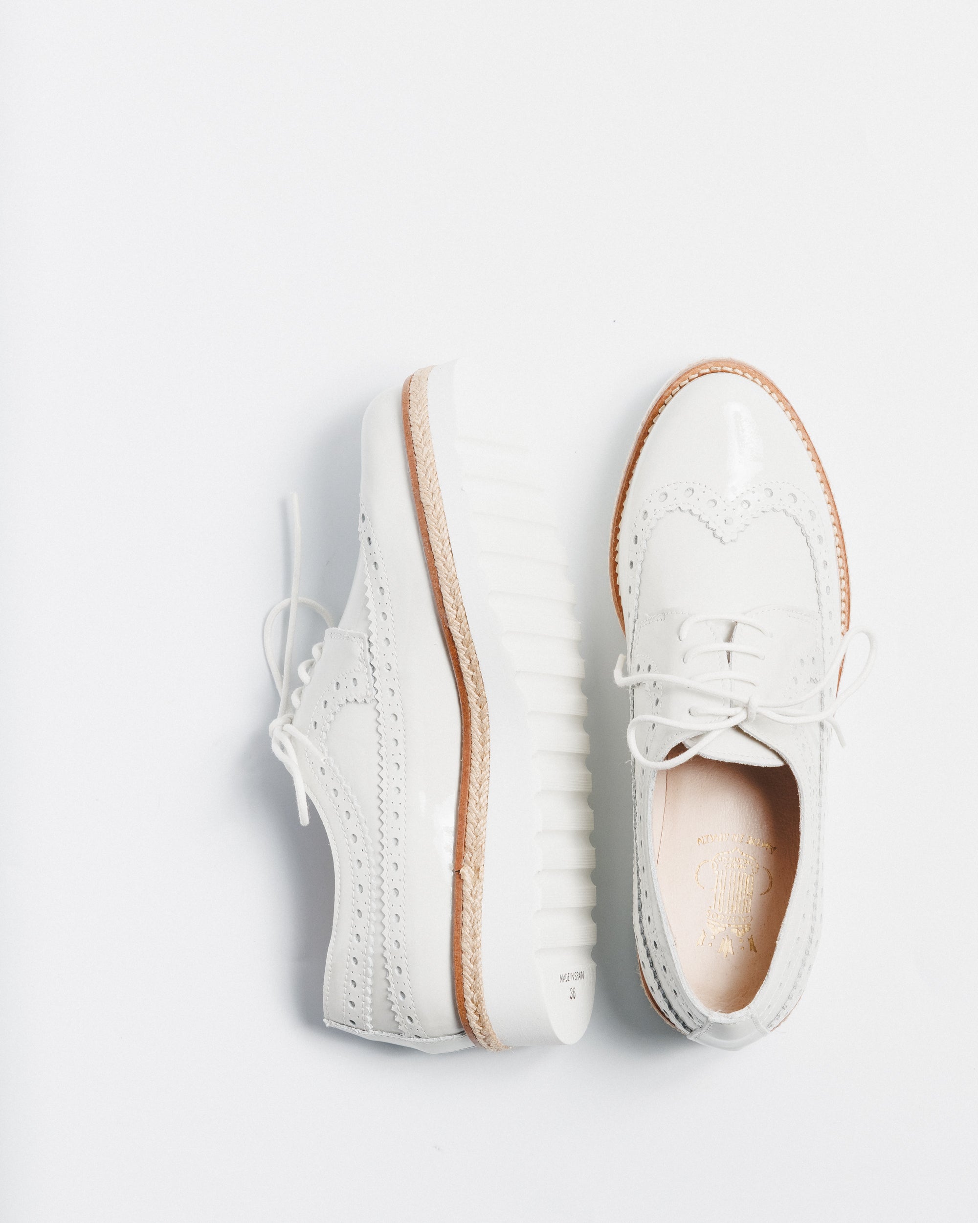 BONTRE/ジュート厚底レースアップシューズ/05702