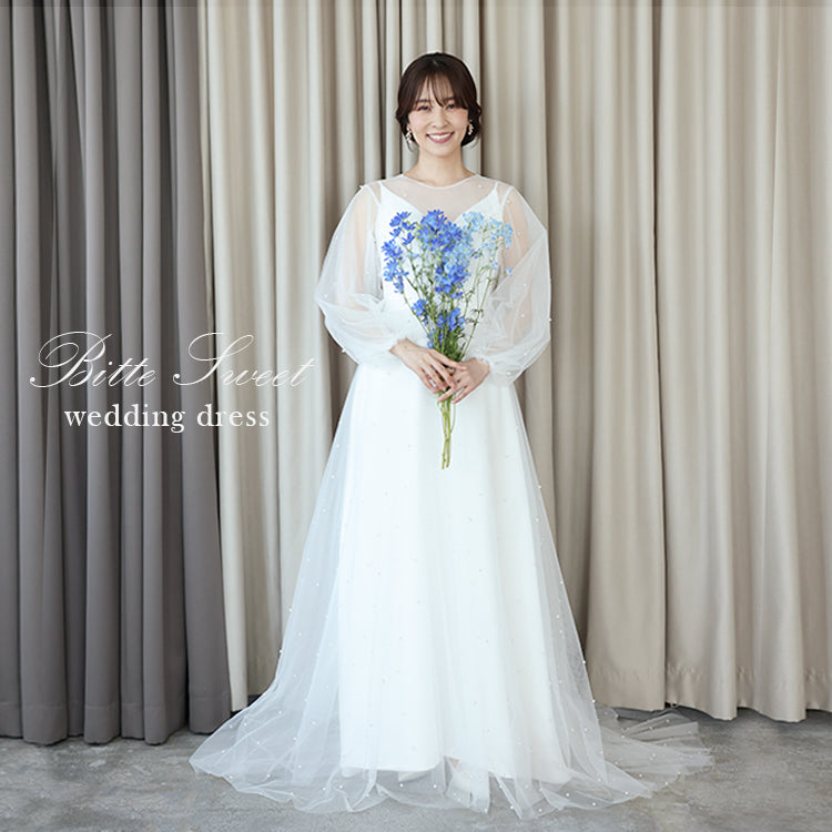 wd656as】チュールパールワンピースキャミソール2wayドレス – ドレス