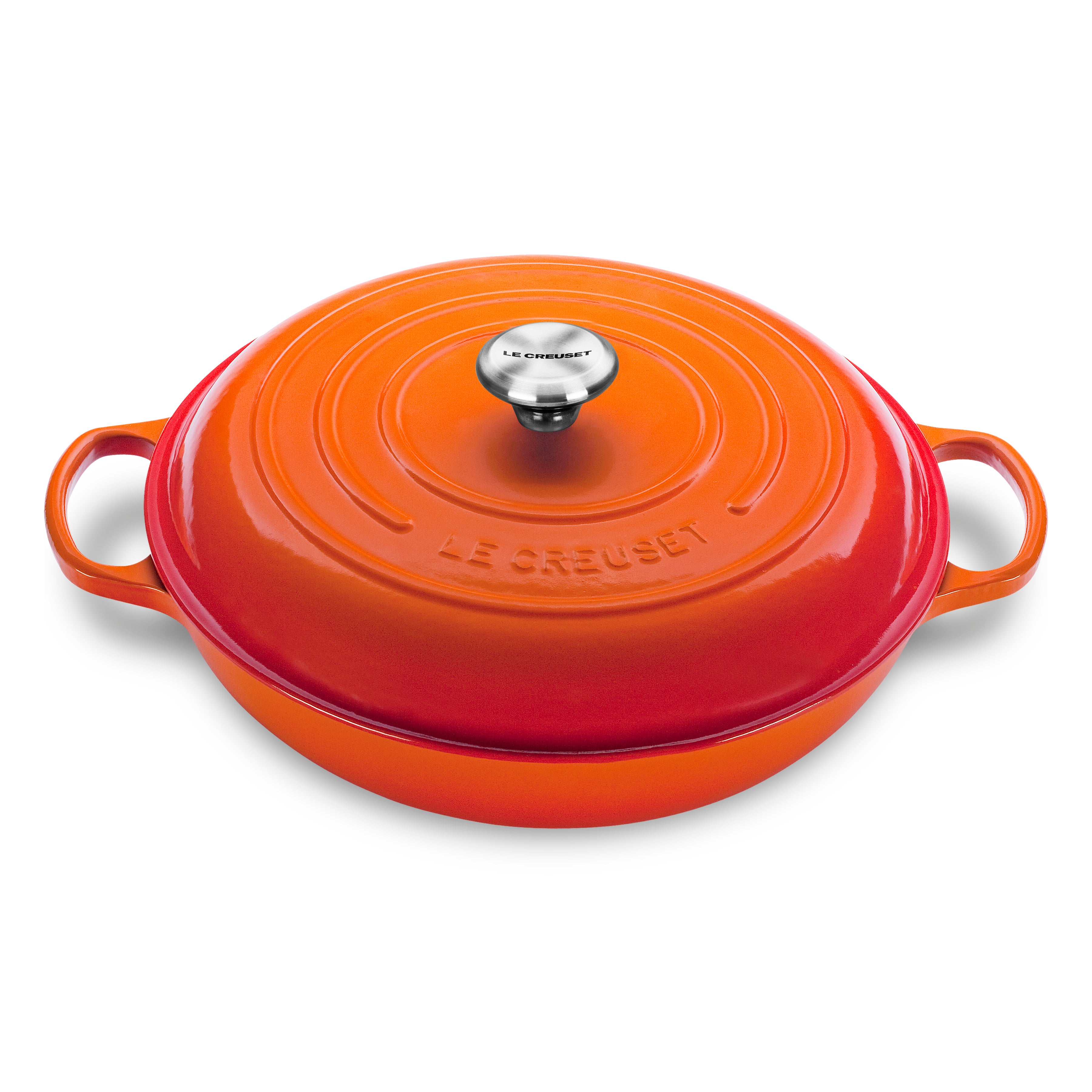 Le Creuset Braiser - 5-qt Cast Iron - Flame – Cutlery and More