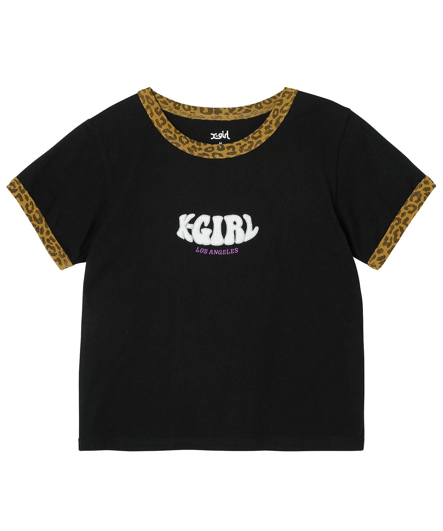 LEOPARD TRIM S/S BABY TEE X-girl – calif（カリフ）公式サイト