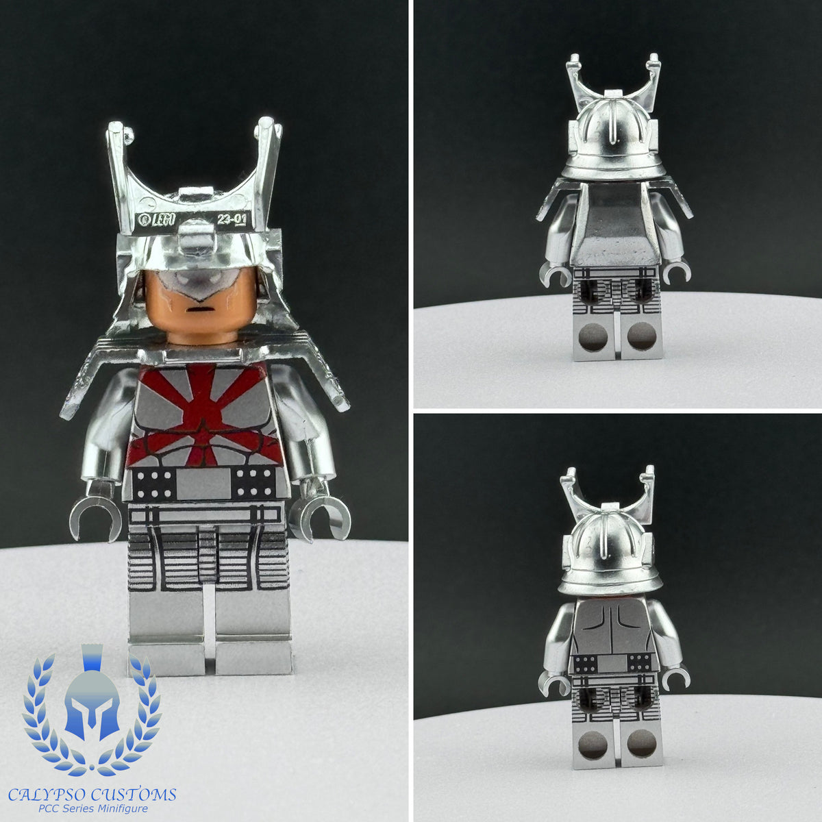 Calypso Customs Silver Samurai Custom Printed PCC Series Miniature