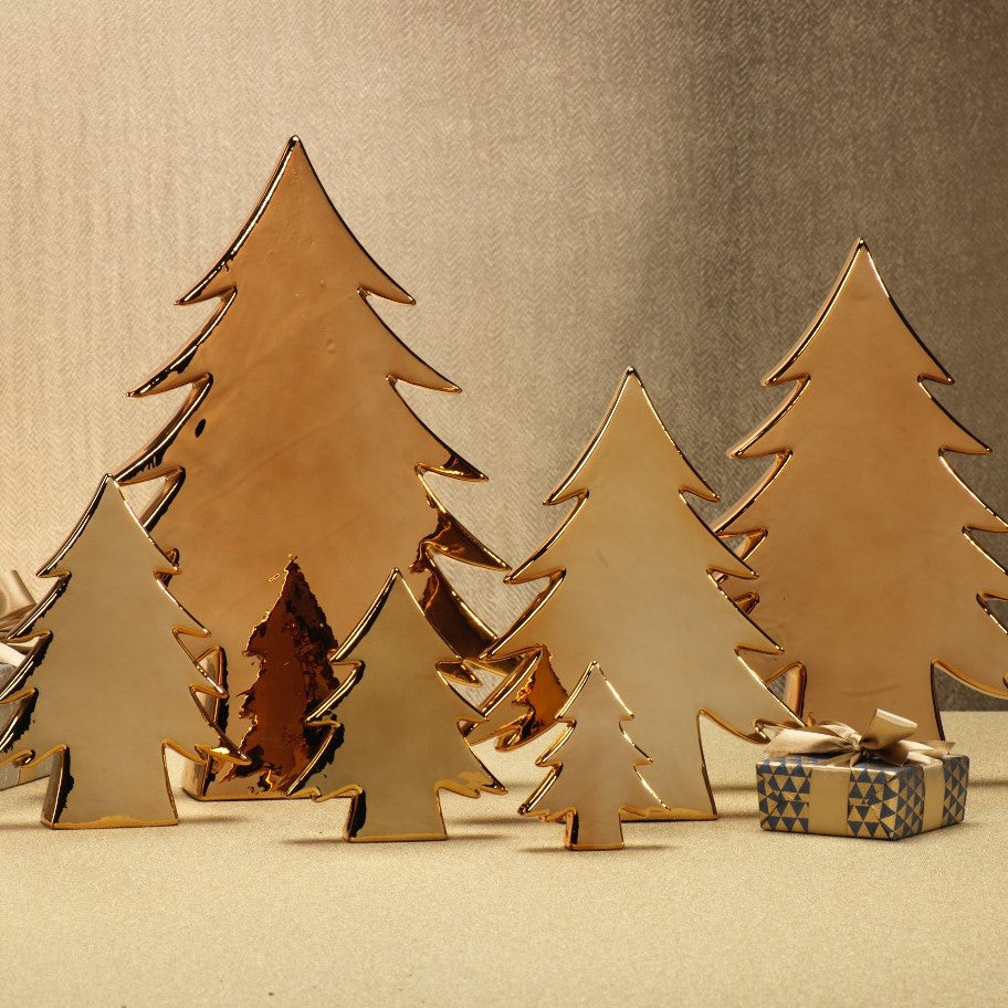 Teton Gold Ceramic Tree