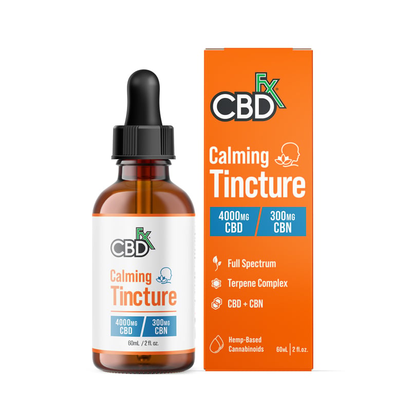 CBD + CBN Oil Calming Tincture - CBD Tincture for sleep - CBDfx