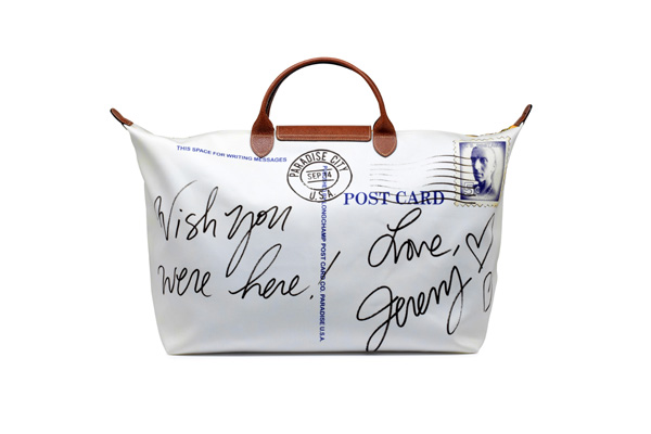 Jeremy Scott x Longchamp travel bag