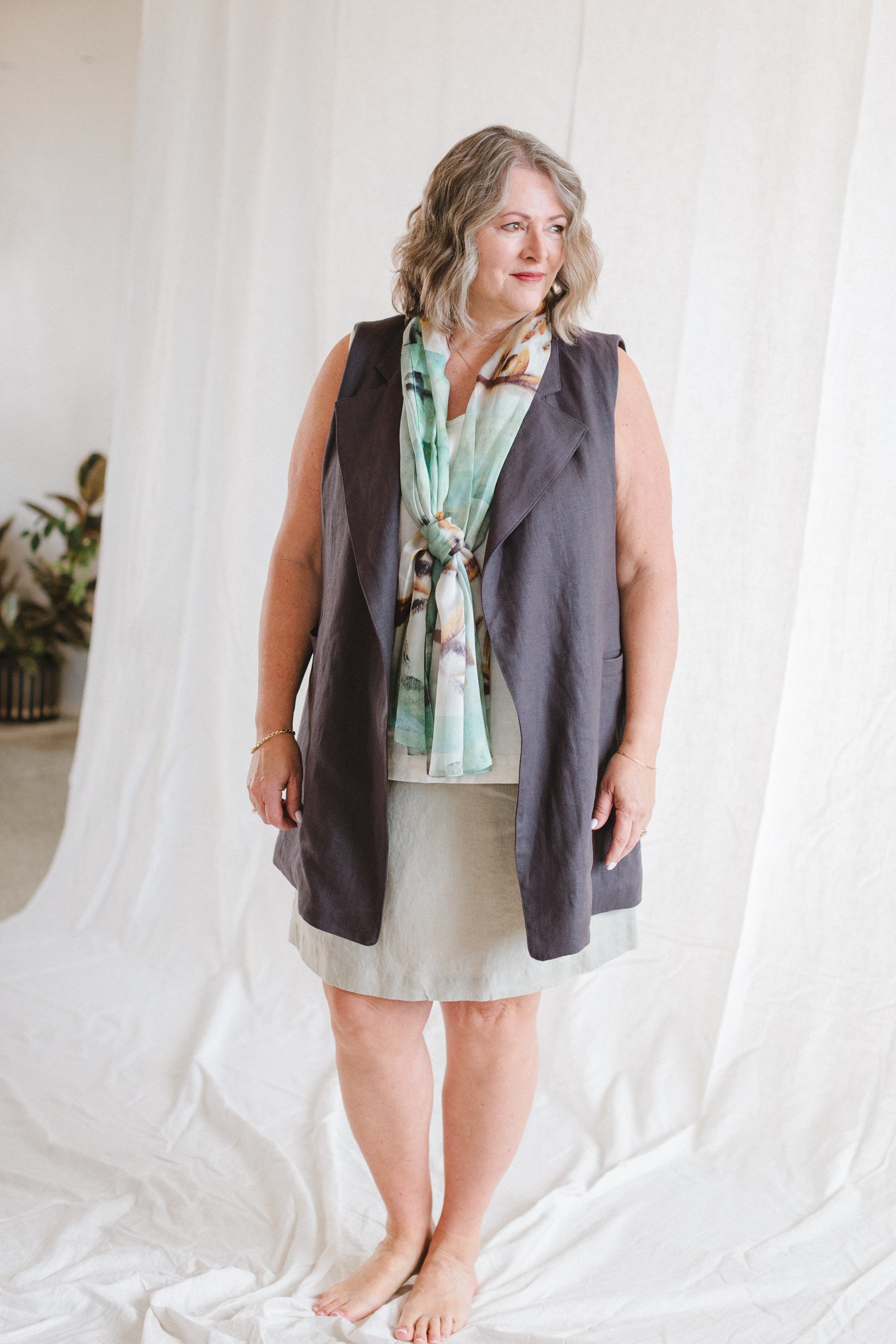 Linen Vest
