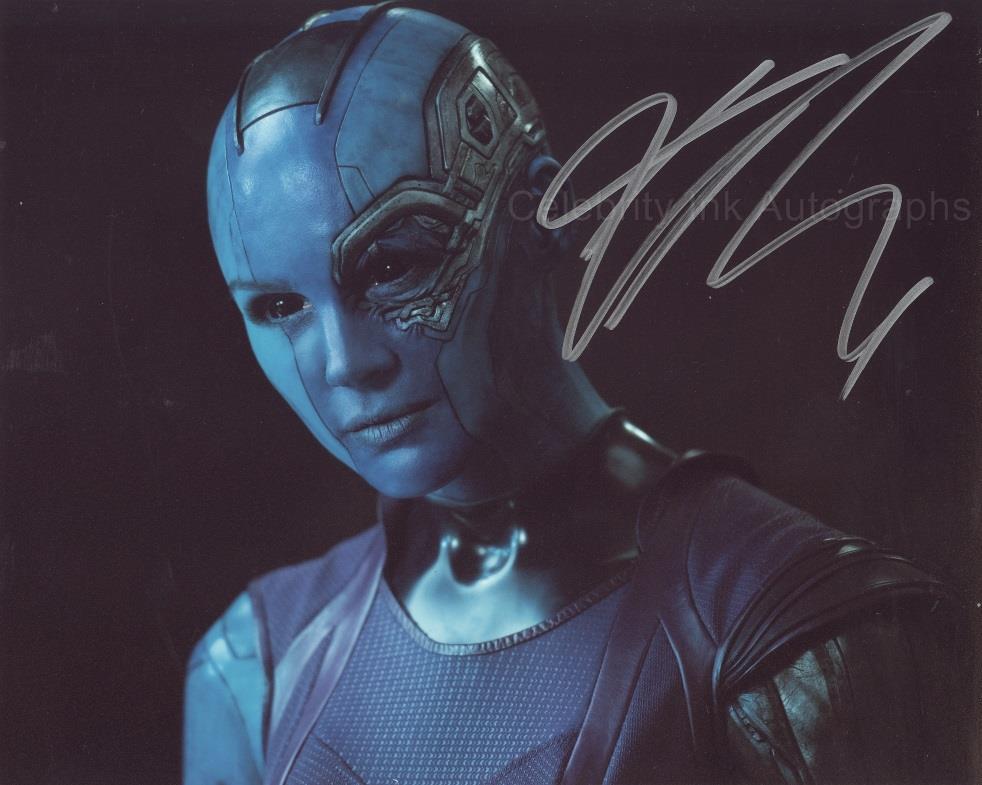 KAREN GILLAN as Nebula - Guardians Of The Galaxy – Celebrity Ink