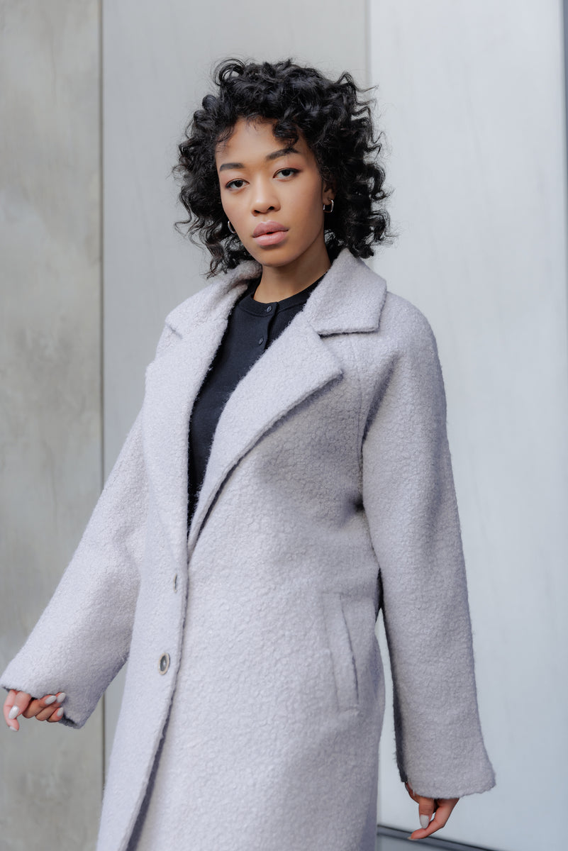 Lil Grey Armelle Sherpa Coat – CHAPANNE