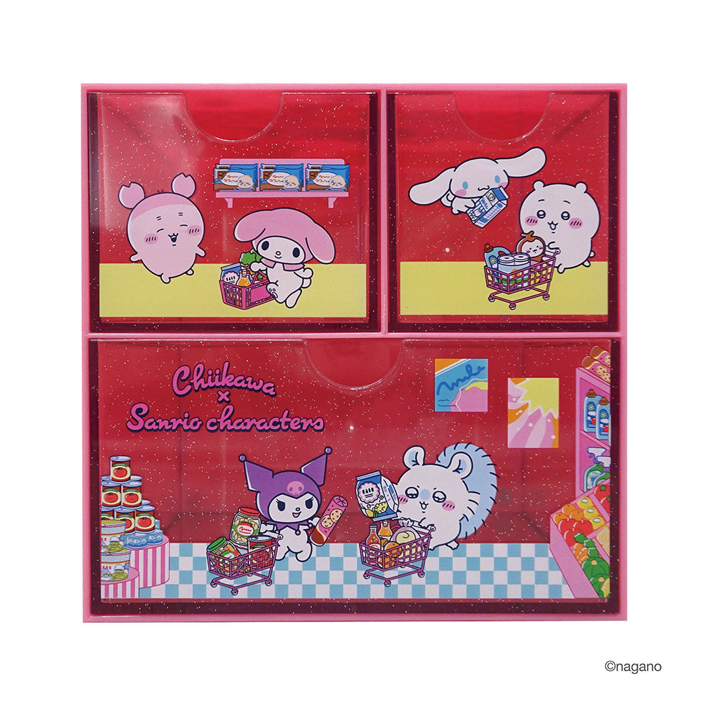 ちいかわ×サンリオキャラクターズ キャラチェスト（ピンク） | ちい