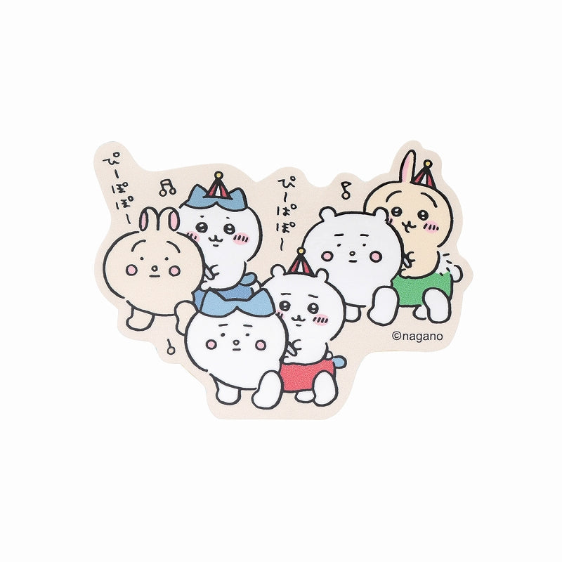 ちいかわらんど スマホに貼れるサイズなゆるカットステッカー（ぴーぽ