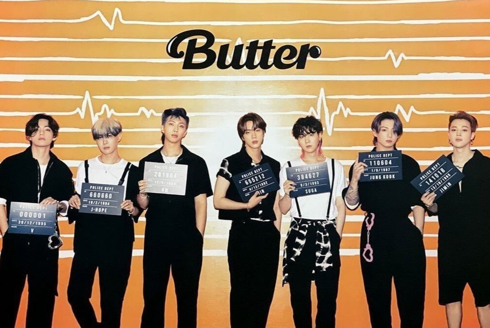 BTS SINGLE ALBUM BUTTER Official Poster - Cream Version – Choice