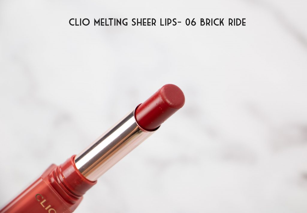 Clio melting sheer lips swatches & review / The most natural