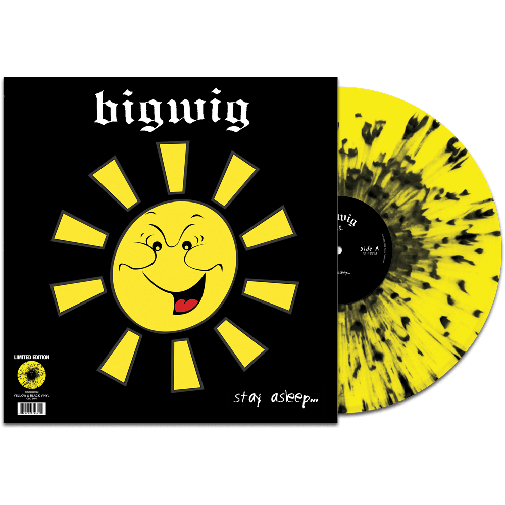 Bigwig - Stay Asleep (Limited Edition Yellow-Black Splatter Vinyl