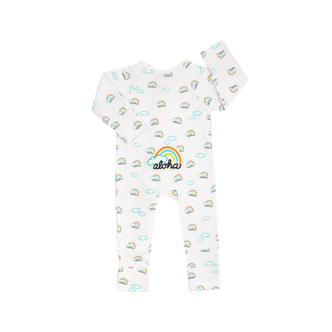 Aloha Baby Coverall - Coco Moon Hawaii - Size 0 to 24 Months