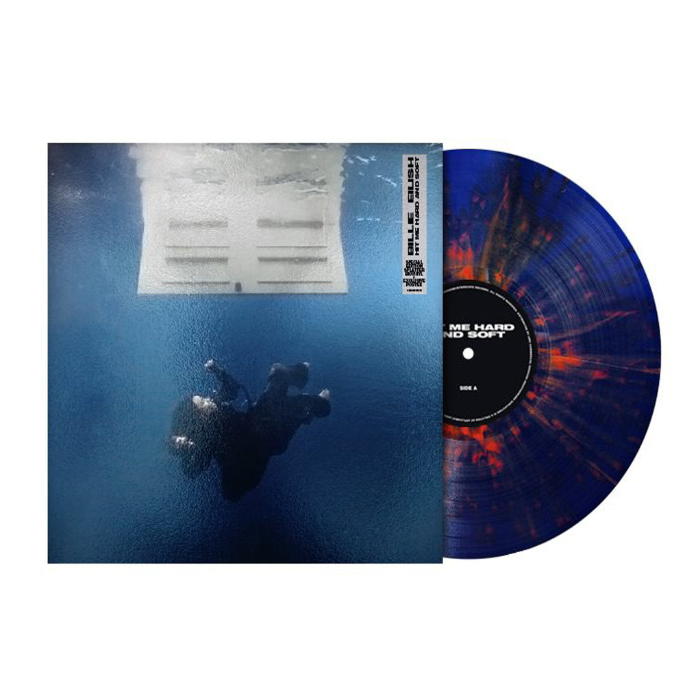 Billie Eilish: Hit Me Hard and Soft Vinyl LP (Blue/Orange Splatter