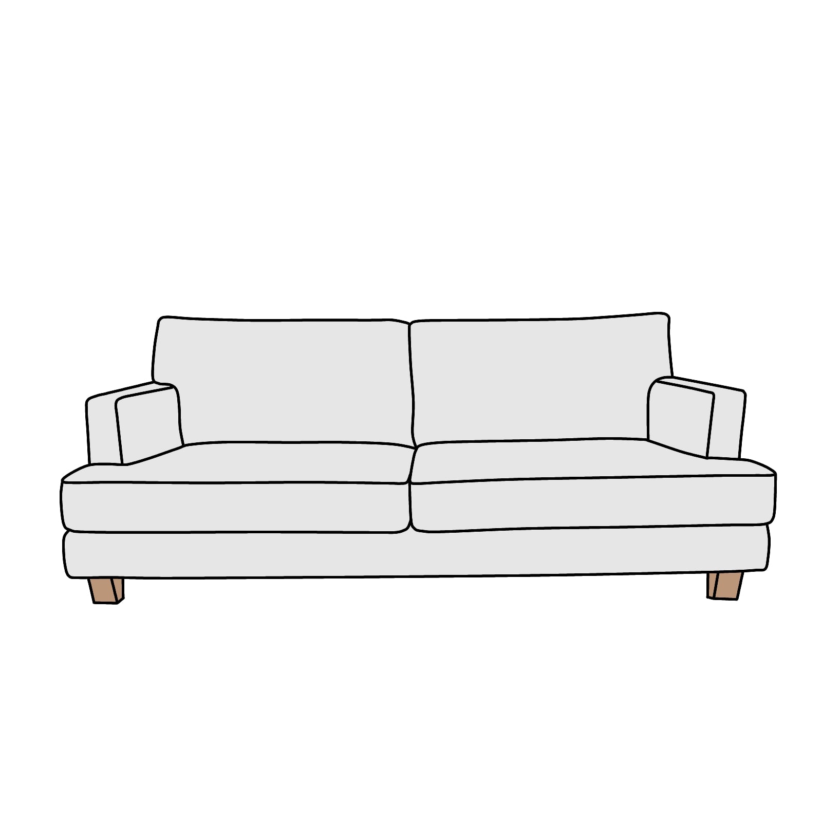 HUKLA（フクラ）RACONTER（ラコンテ）2.5Pソファ 横幅約180cm