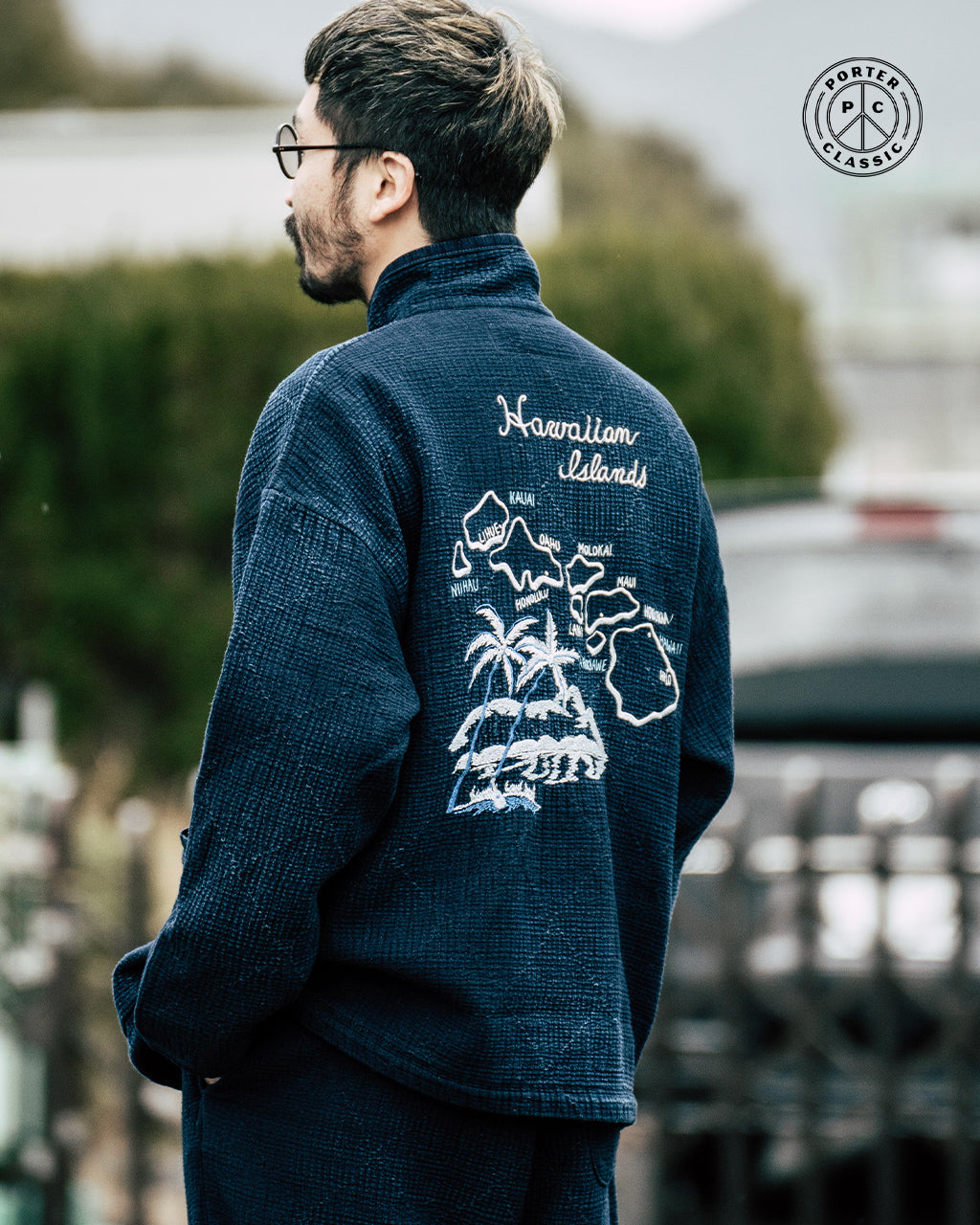 PORTER CLASSIC ジップアップジャケット アウター NEW SASHIKO LIGHT