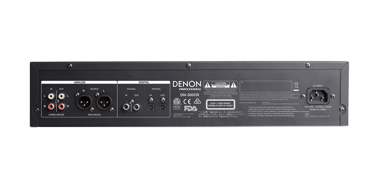製品情報：DN-300CR：DENON professional
