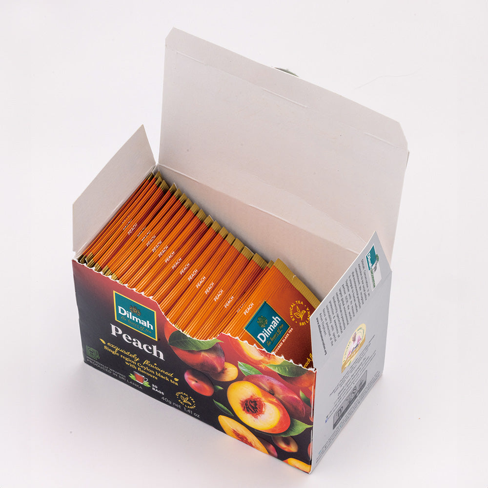 フレーバーティー ピーチ（個包装ティーバッグ2g×20袋） – 【ディルマ
