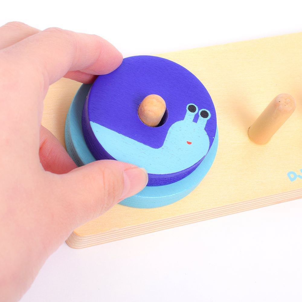 1歳半からのパズル遊びに 数をかぞえてはめてみよう 1234ベーシック