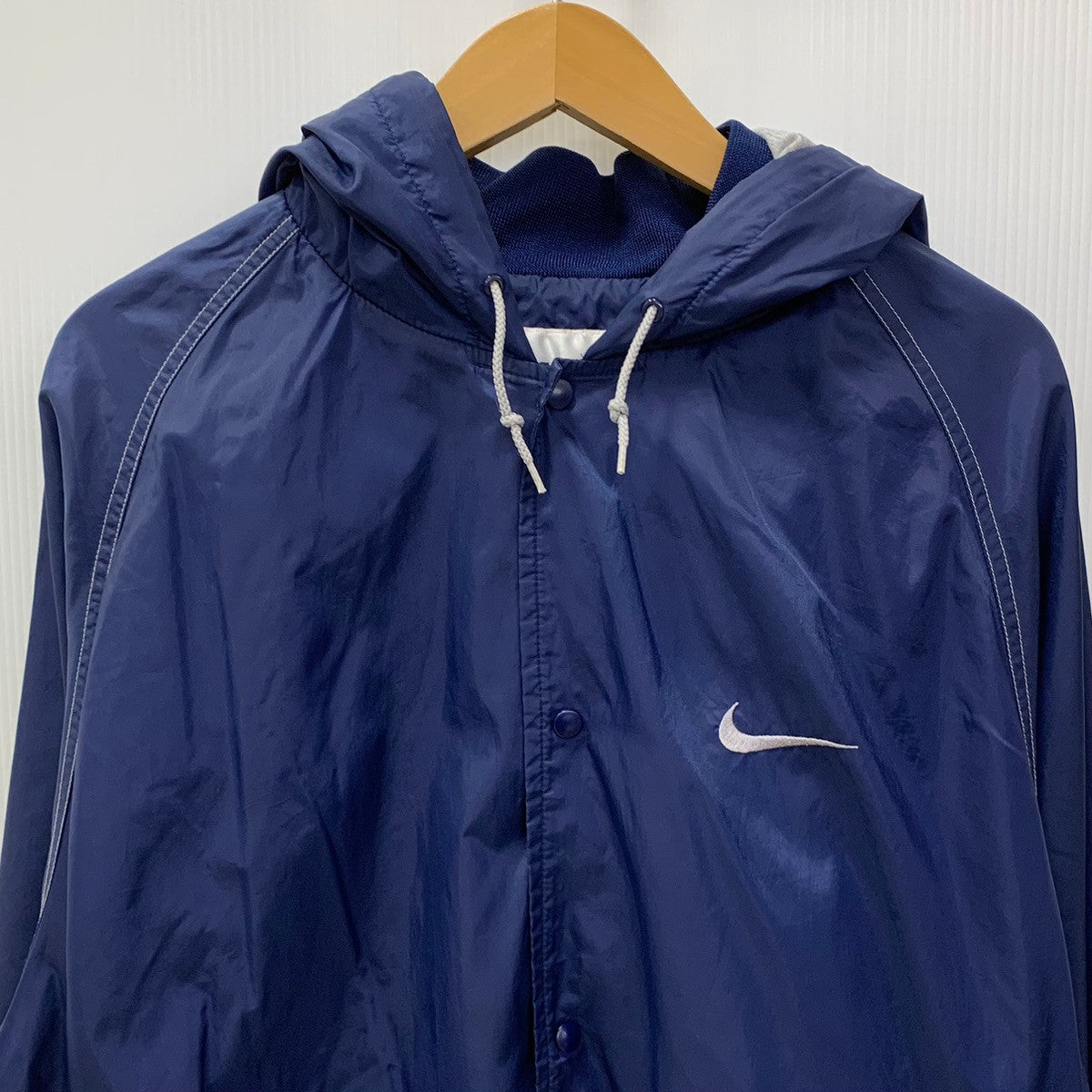 ナイキ NIKE 90s ナイロンジャケット F7-LIB ジャケット ネイビー XL