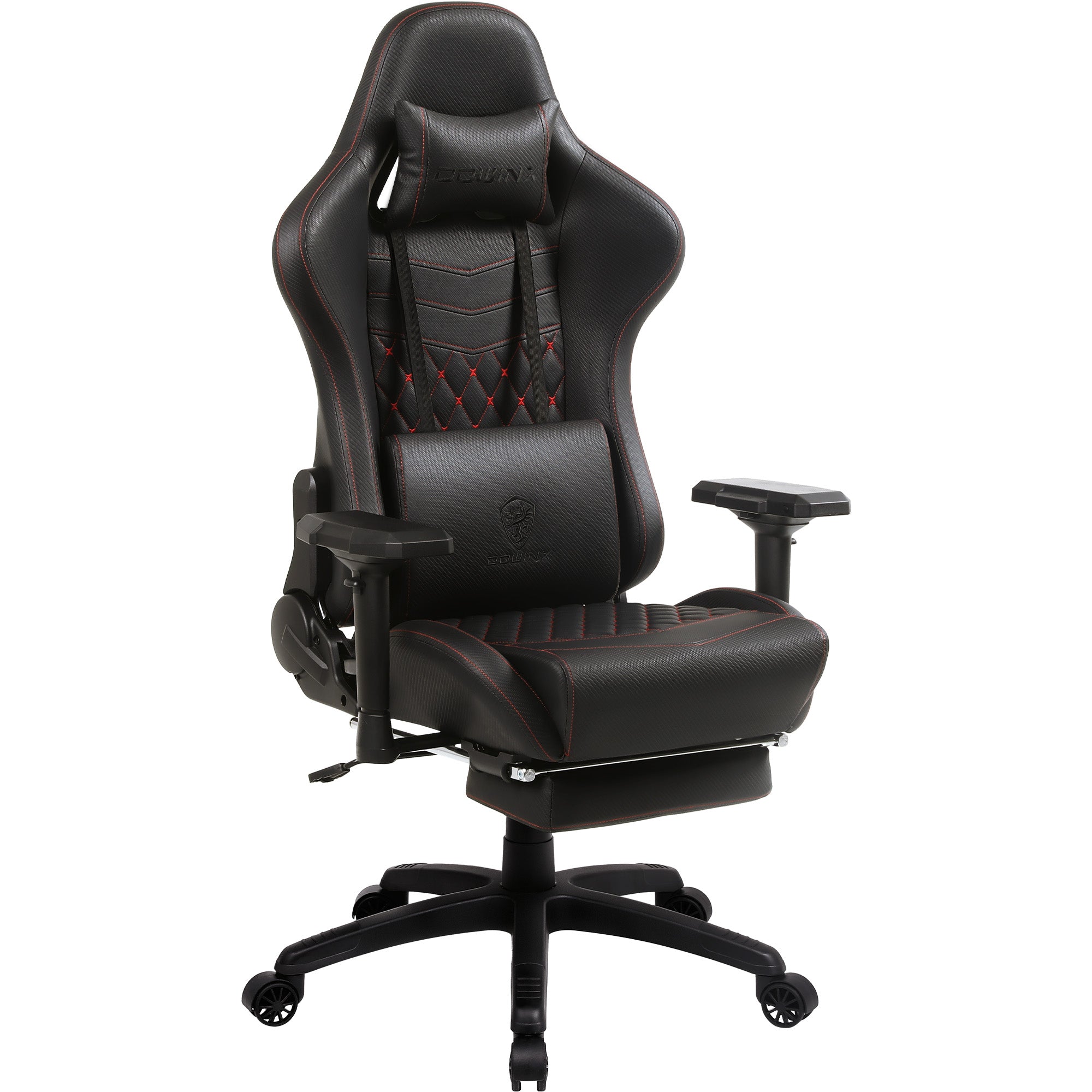 Dowinx レザー ゲーミングチェア LS-6689S 4D アームレスト (ブラック