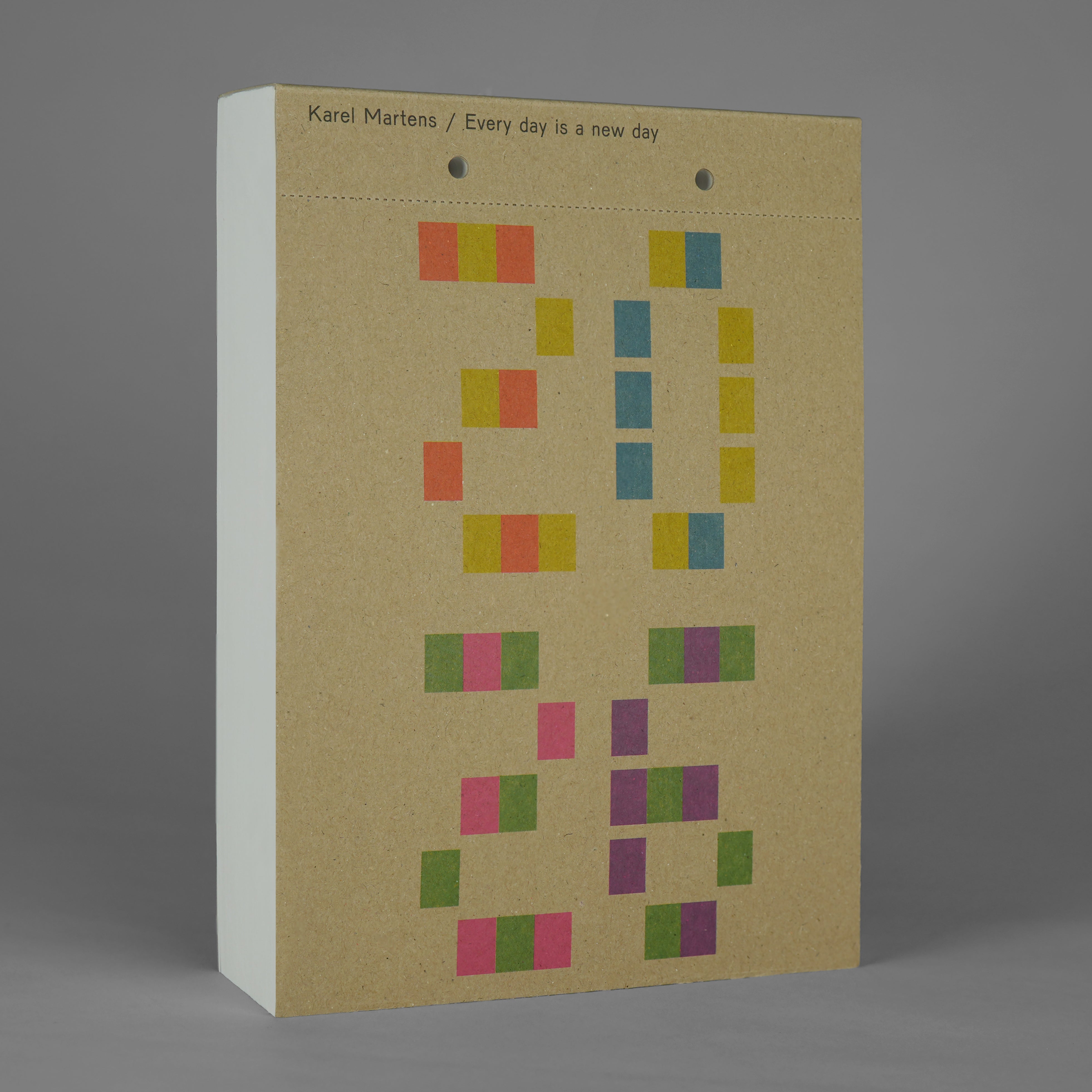 Karel Martens: Every Day Is a New Day – Calendar 2026 – Draw Down