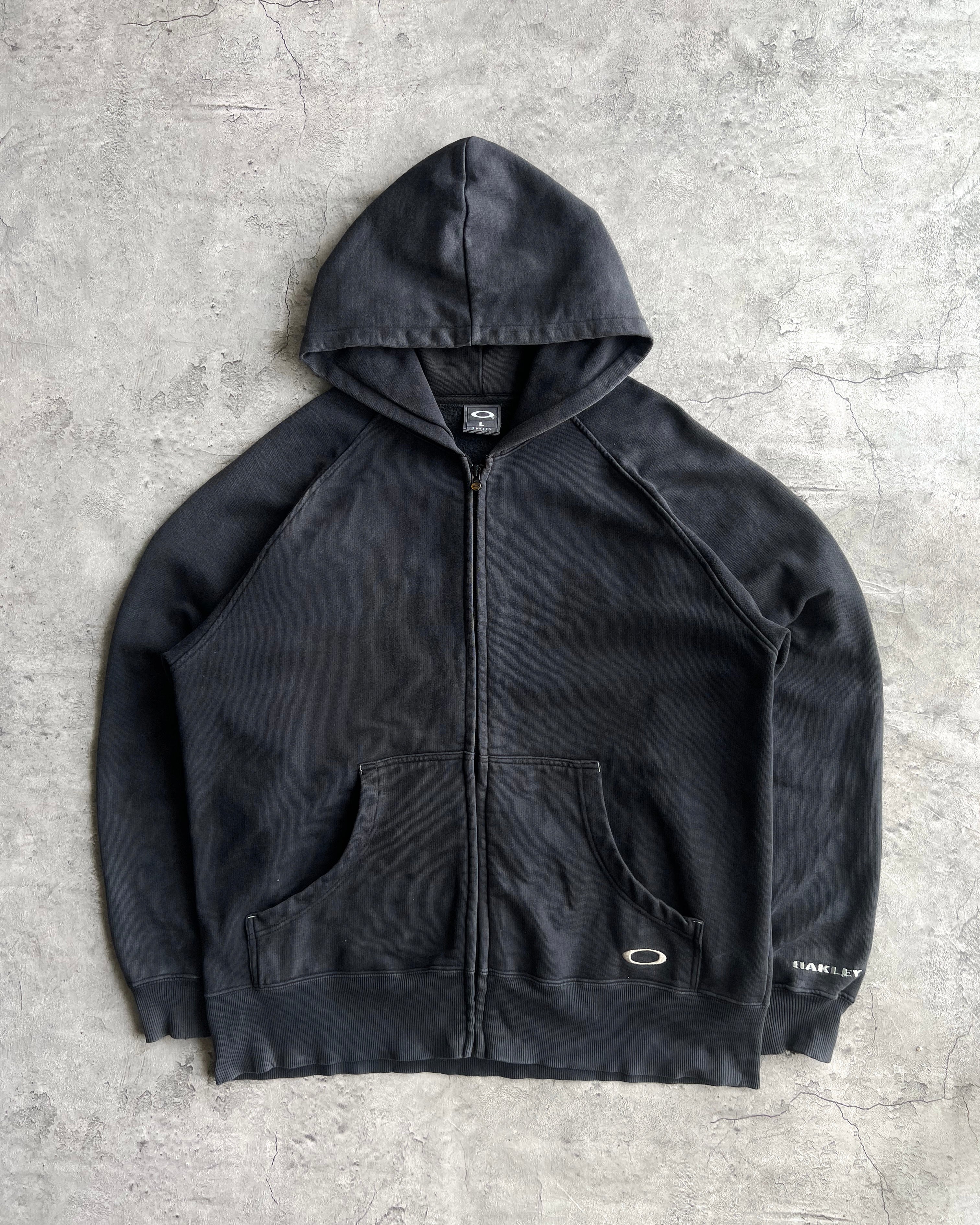 2000S OAKLEY RAGLAN ZIP-UP HOODIE (L) – exaghules
