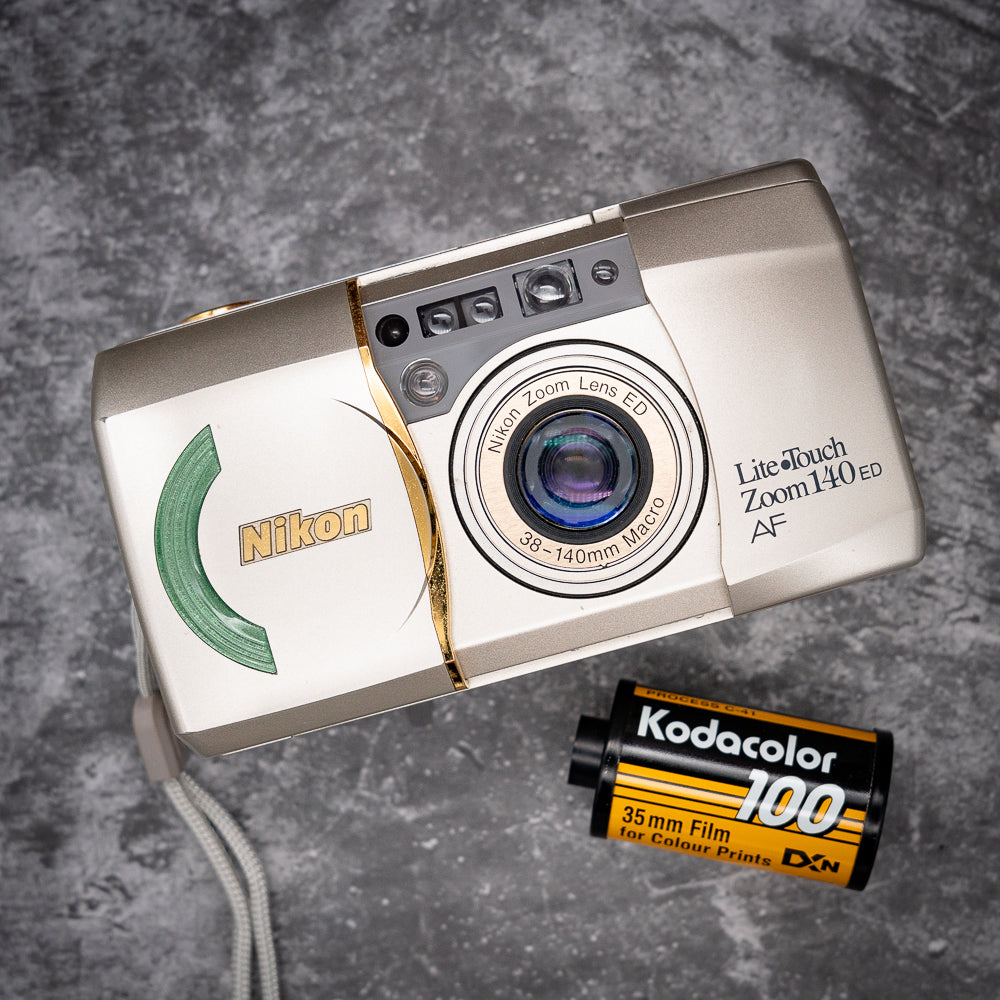 35mm Point & Shoot Camera Kit | Nikon Lite Touch Zoom 140 ED AF +