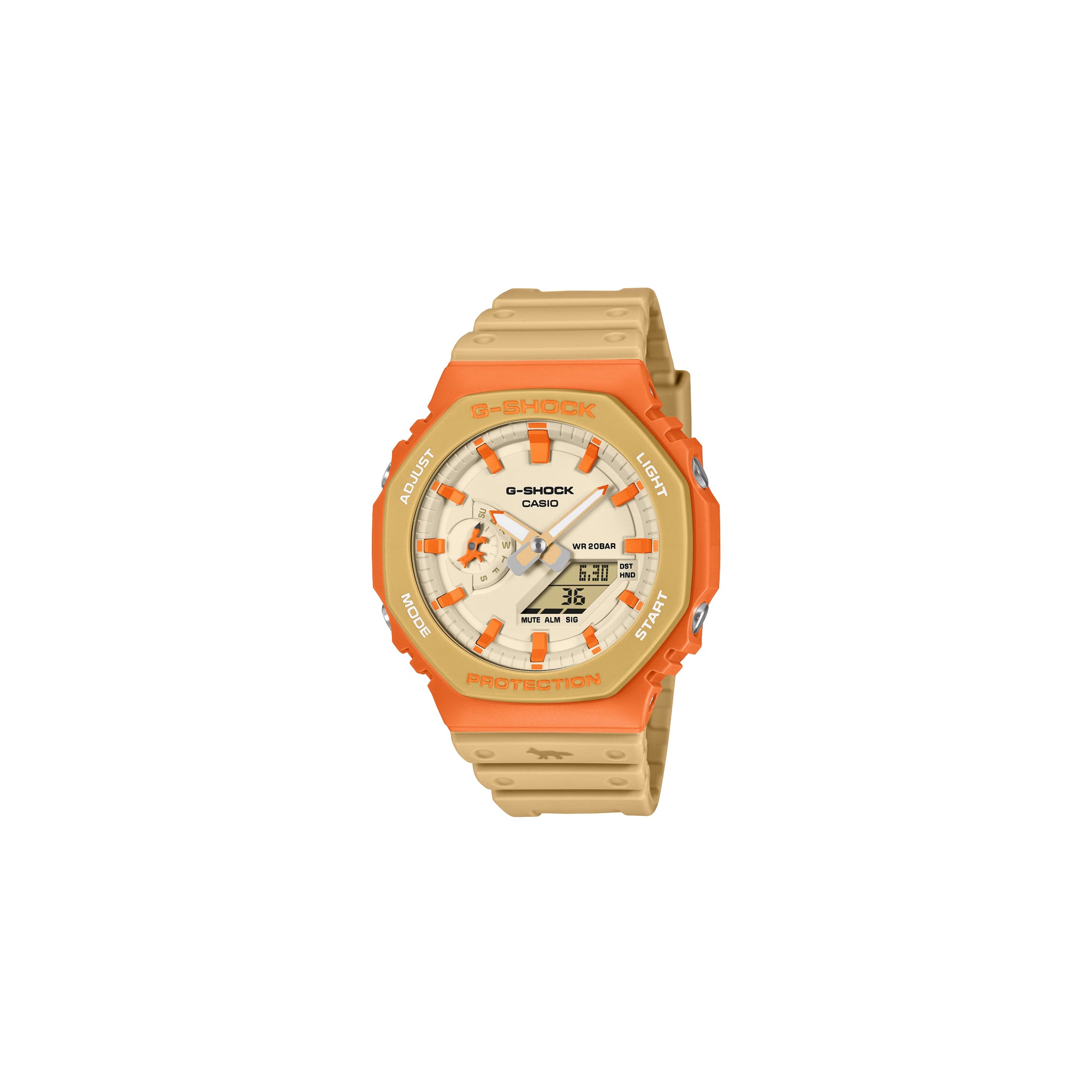 G-Shock x Maison Kitsune GA-2100 Watch – Extra Butter
