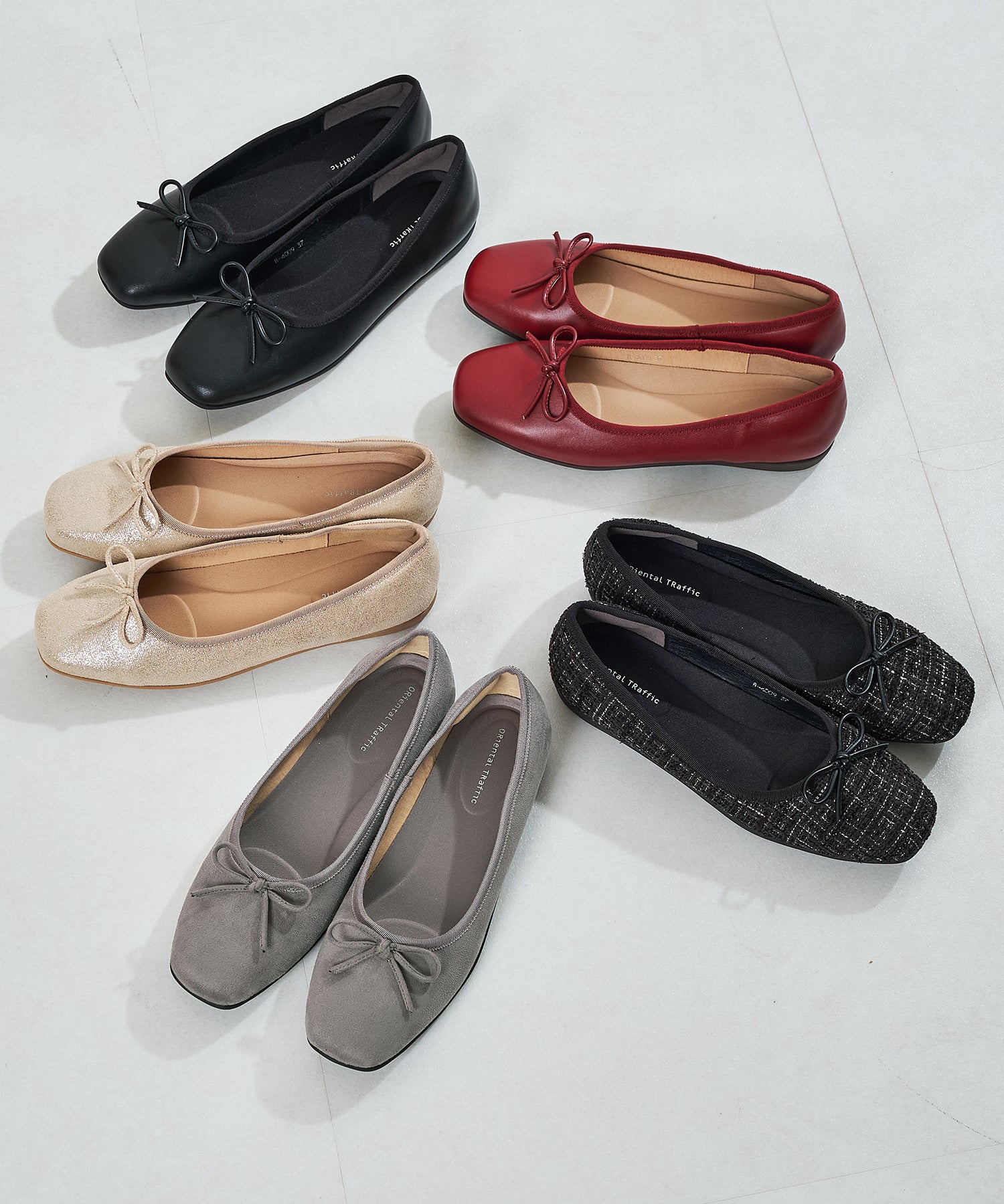 スクエアトゥバレエシューズ/R-4009 – ORIENTALTRAFFIC