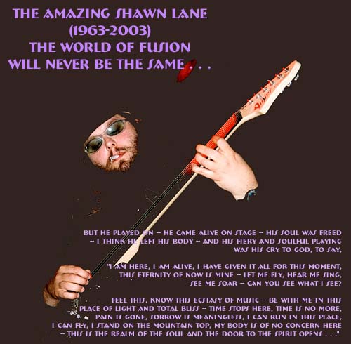 SHAWN LANE (1963-2003) Guitar genius run amok . . . RIFF Monster