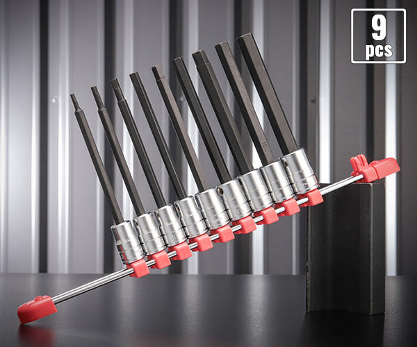 KTC ロングヘキサゴンビットソケットセット 9個組 tbt3l09h