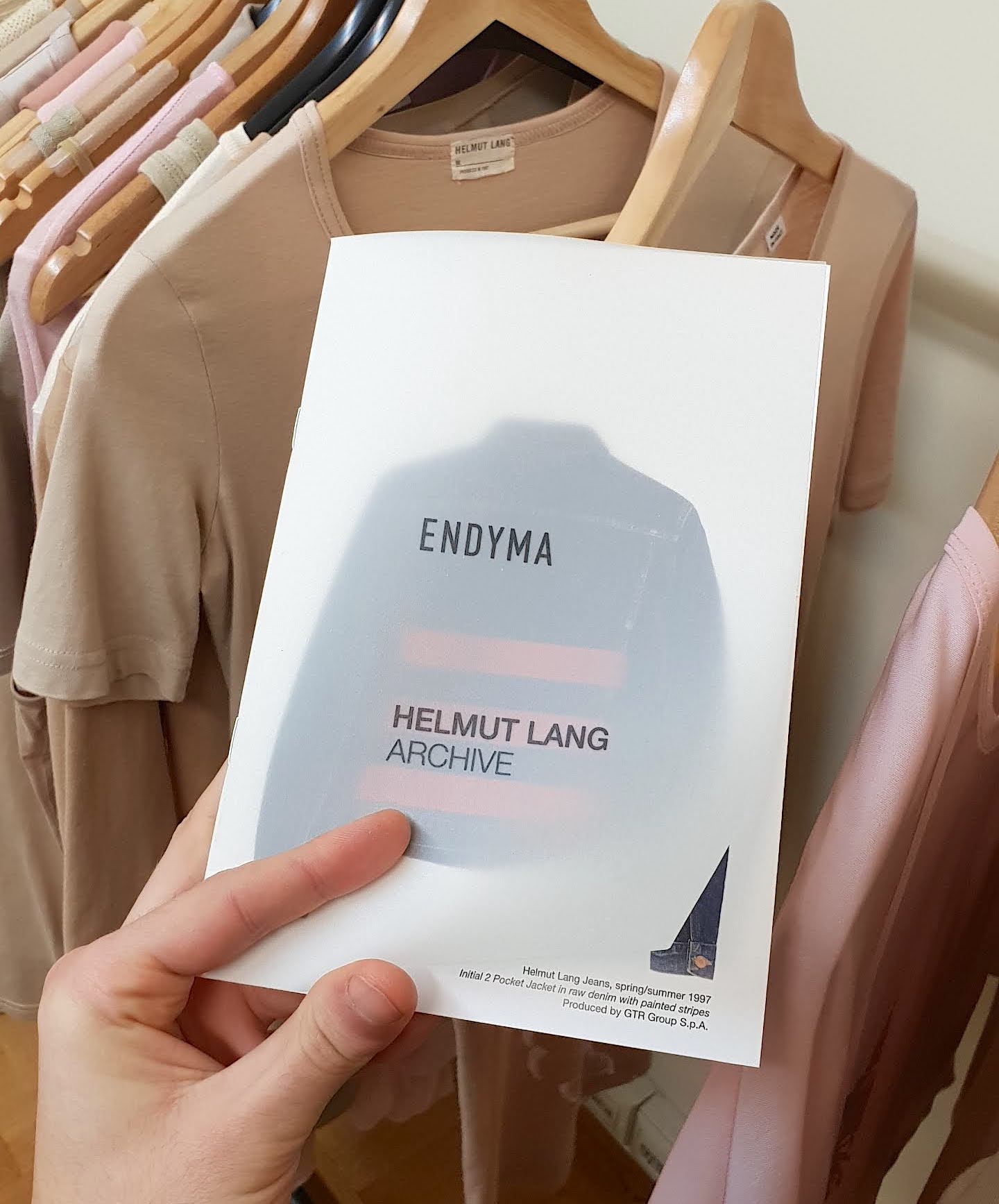 ENDYMA Helmut Lang Archive booklet