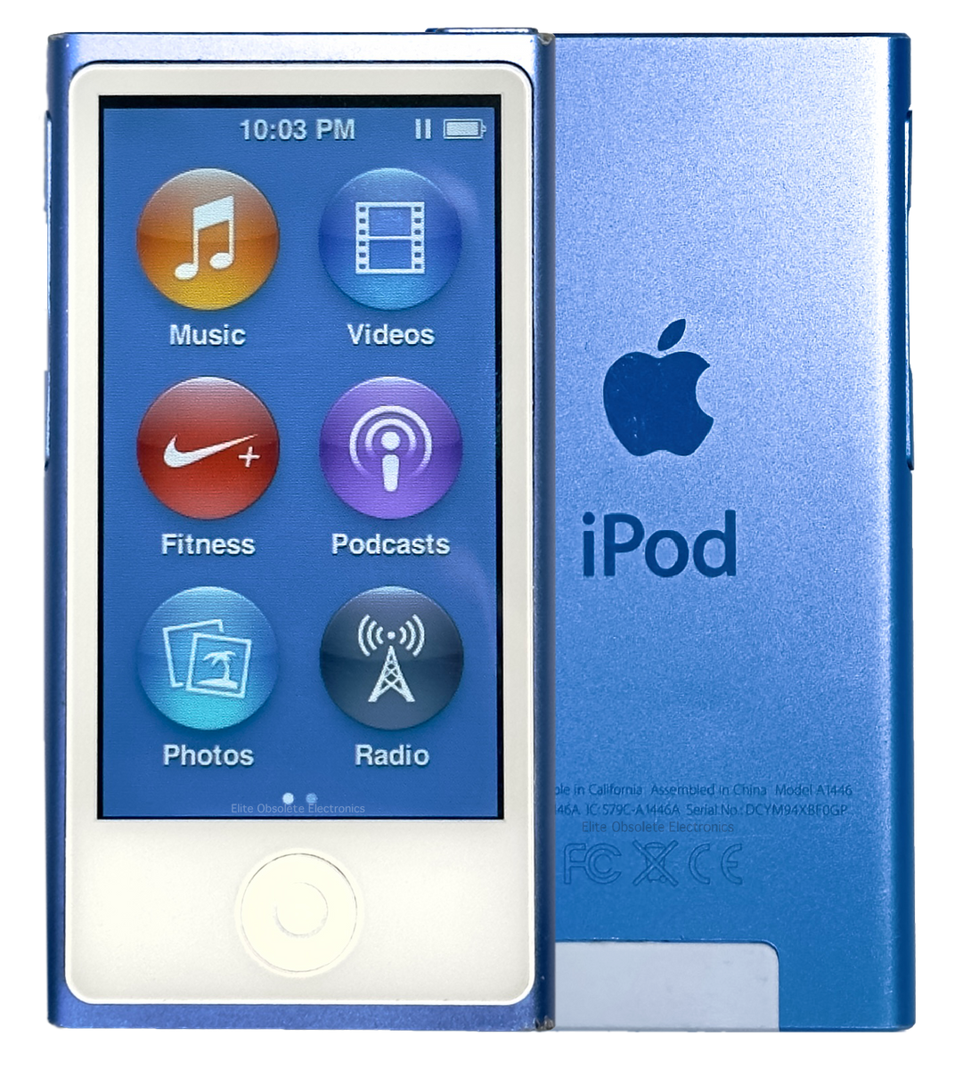 Refurbished Apple iPod Nano 7th Generation 16GB Royal Blue MKN02LL