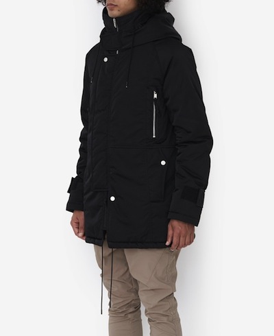 nonnative(ノンネイティブ) TROOPER HOODED BOA COAT POLY TWILL