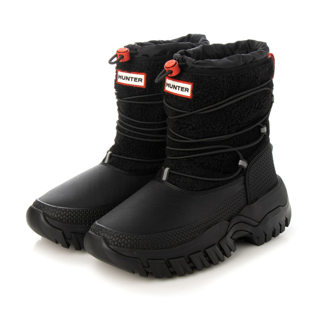 HUNTER Women's Wanderer Short Sherpa Snow Boots