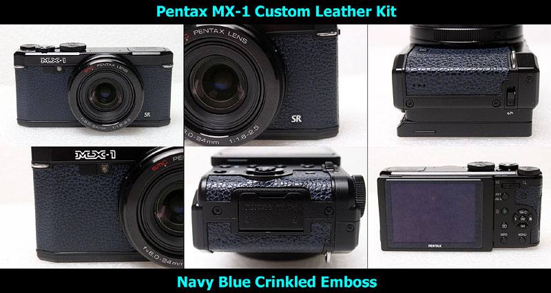 Pentax MX-1用貼り革キット - Aki-Asahi Custom Camera Coverings