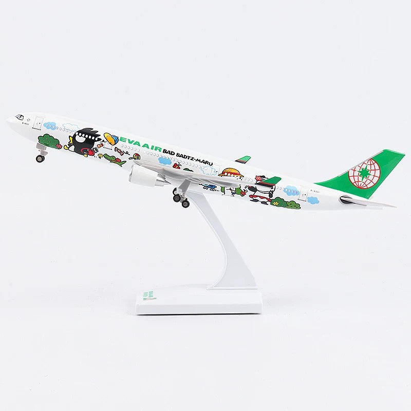A330 EVA AIR - 30cm - 11.8in - LED & Sound - Airplane Model