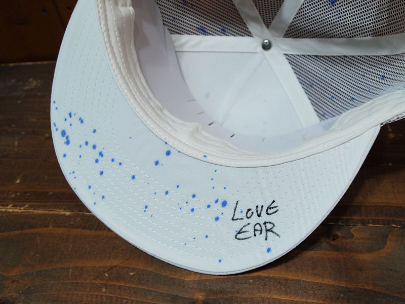 LOVE EAR ART 'MESH CAP'ペイント 加工 メッシュ キャップ ラブイヤー