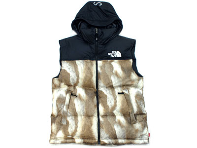 Supreme×THE NORTH FACE 'Nuptse Vest'ダウンベスト ヌプシ M ノース