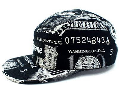 Supreme 'Franklin Camp Cap'キャンプキャップ ベンジャミン