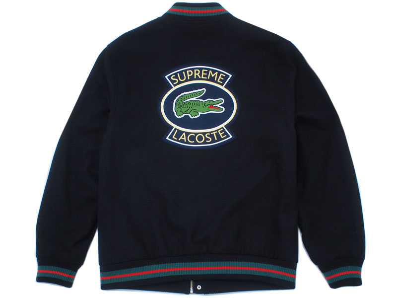 Supreme×LACOSTE 'Wool Varsity Jacket'ウール バーシティジャケット