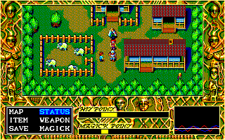 エグザイルⅡ 完結編 for NEC PC-8801mkⅡSR以降 (C)1988 日本テレネット