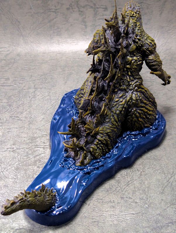 玩栗犬と、ゴジラ-1.0 アートヴィネット ゴジラ（2023） 洋上イメージ